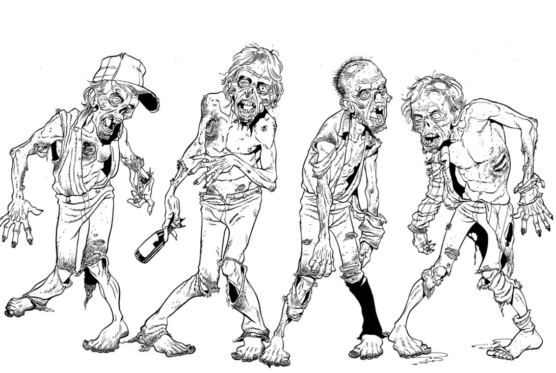 Zombies Drawing 15 Arst349